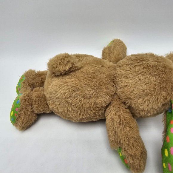 Creatology Easter Bunny Rabbit Brown Green Eggs 11" Sewn Eyes Michaels - Picture 6 of 6